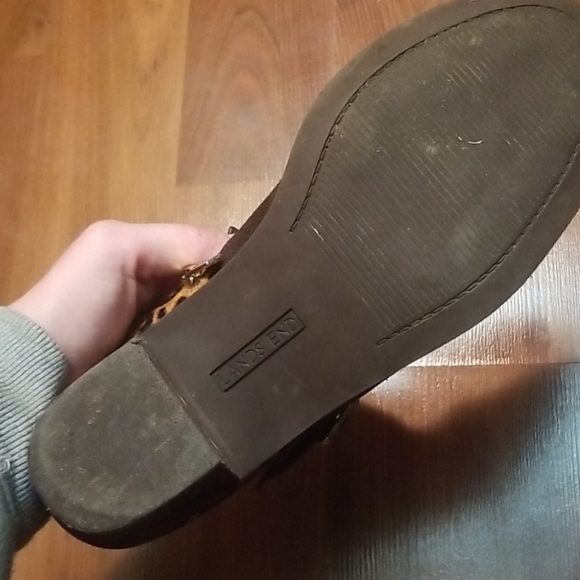 Brown Suede Calf Fur Booties - Picture 6 of 8